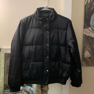 F21 Cropped Puffer Jacket